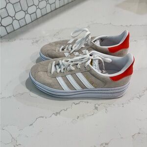 Adidas Gazelle Bold | Wonder Beige Collegiate Orange | Size 6.5